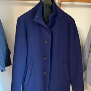 Bonobos Bright Navy Topcoat Stretch Stnd Fit